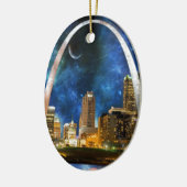 Spacey St. Louis Skyline Keramisch Ornament (Links)