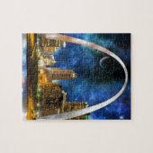 Spacey St. Louis Skyline Legpuzzel (Horizontaal)