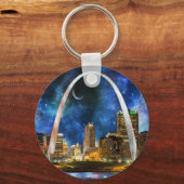 Spacey St. Louis Skyline Sleutelhanger (Voorkant)