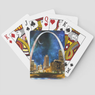Spacey St. Louis Skyline Speelkaarten