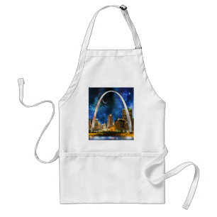 Spacey St. Louis Skyline Standaard Schort