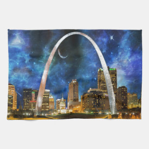 Spacey St. Louis Skyline Theedoek