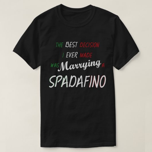 SPADAFINO - Beste besluit T-shirt (Design voorkant)