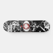 Spade en Skulls Skateboard (Horizontaal)