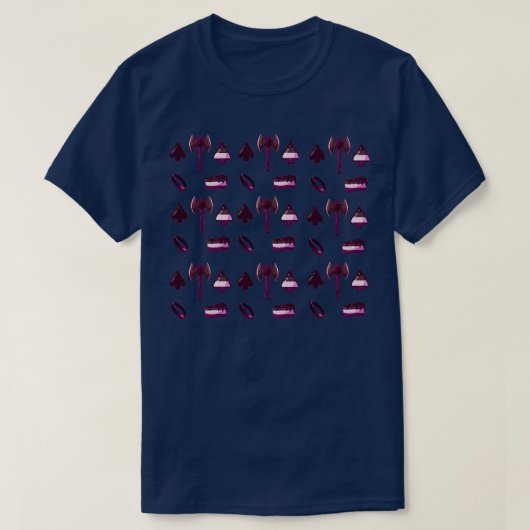 Spade et hache et gâteau Classic TShirt (Design devant)