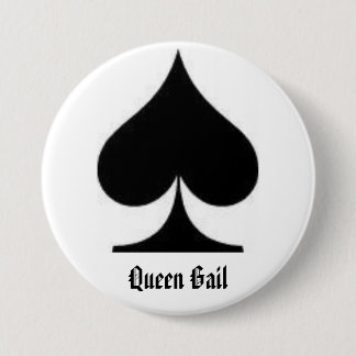 spade, Koningin Gail Ronde Button 7,6 Cm