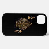 Spades Poker Ace Casino Case-Mate iPhone Case (Achterkant (horizontaal))