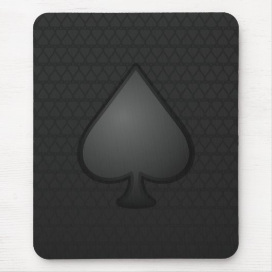 Spades Symbol Mousepad Muismat (Voorkant)