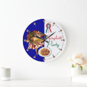 SPAGHETTI ARTIJ DANCE, ITALIAANSE KITCHEN EN TOMAT GROTE KLOK (Huis)