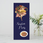 SPAGHETTI ARTIJ DANCE, ITALIAANSE KITCHEN EN TOMAT KAART (Staand voorkant)