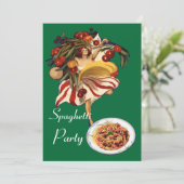 SPAGHETTI ARTIJ DANCE, ITALIAANSE KITCHEN EN TOMAT KAART (Staand voorkant)