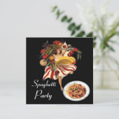SPAGHETTI ARTIJ DANCE, ITALIAANSE KITCHEN EN TOMAT KAART (Staand voorkant)