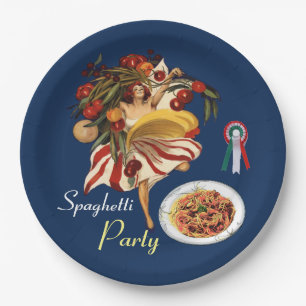 SPAGHETTI ARTIJ DANCE, ITALIAANSE KITCHEN EN TOMAT PAPIEREN BORDJE