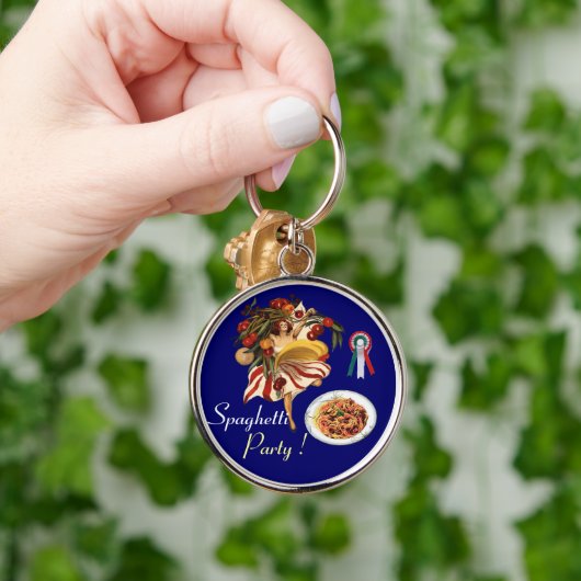 SPAGHETTI ARTIJ DANCE, ITALIAANSE KITCHEN EN TOMAT SLEUTELHANGER (Hand)