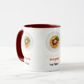 Spaghetti bolognese pasta nodele gourmet chef mok (Voorkant links)