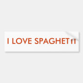 SPAGHETTI BUMPERSTICKER (Voorkant)