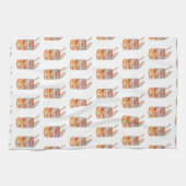 Spaghetti Can Retro poster Theedoek (Horizontaal)