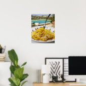 Spaghetti Carbonara Poster (Thuiskantoor)
