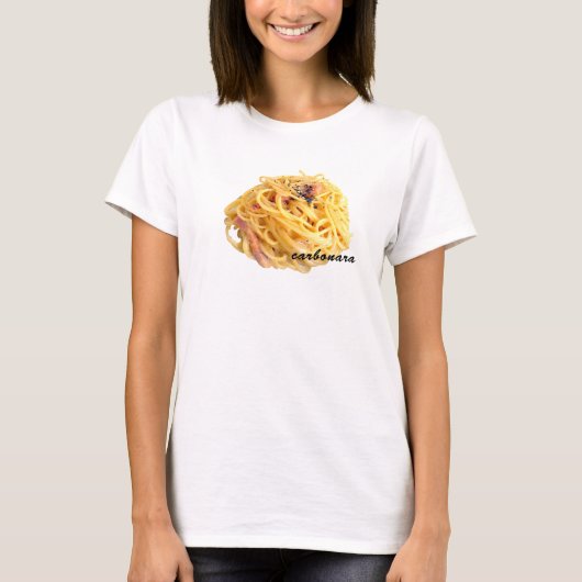 Spaghetti Carbonara T-shirt (Voorkant)