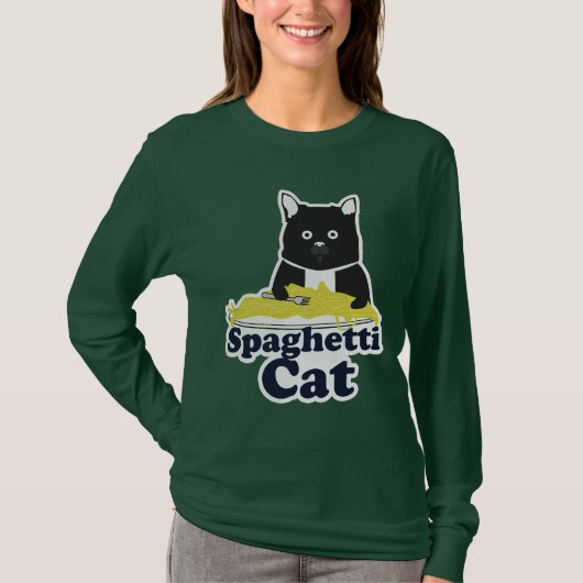Spaghetti Cat T-shirt (Voorkant)