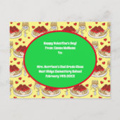 Spaghetti Classroom Valentijn Friendship Card Briefkaart (Achterkant)