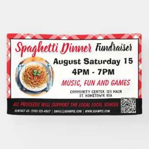Spaghetti Dinner Fundraiser Banner