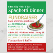 Spaghetti Dinner Fundraiser Event Flyer (Voorkant)