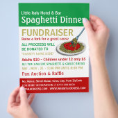 Spaghetti Dinner Fundraiser Event Flyer (Hand)