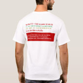 Spaghetti Dinner Fundraiser Event T-shirt (Achterkant)