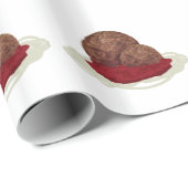 spaghetti en gehakte ballen cadeaupapier (Rol Hoek)