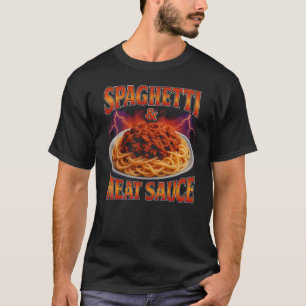 Spaghetti Favoriete Eten Grappig Raar 90s Spaghett T-shirt