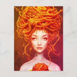 Spaghetti Goddess Briefkaart