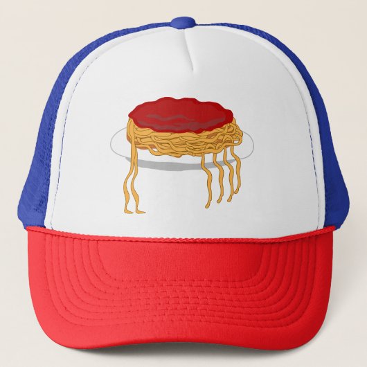 Spaghetti grafisch grappigst trucker pet (Voorkant)