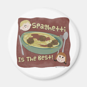Spaghetti is het beste! magneet