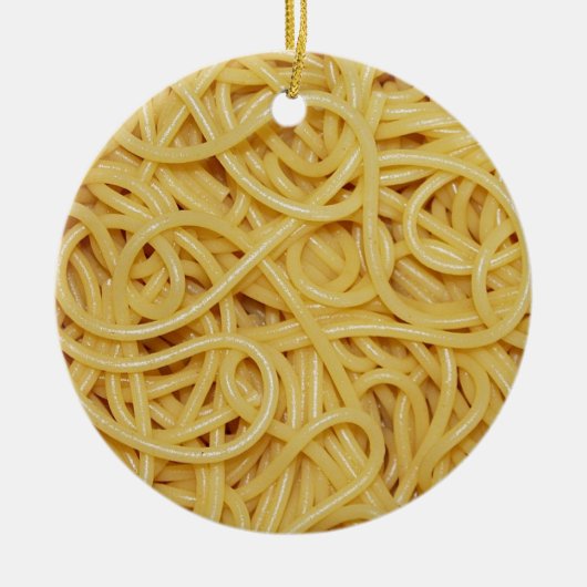 Spaghetti Keramisch Ornament (Voorkant)