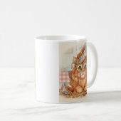 Spaghetti Kitty, Orange, Tasse à café (Devant droit)