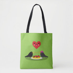 Spaghetti Meatball Romantic Date Draagtas