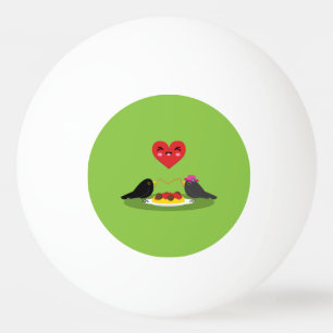 Spaghetti Meatball Romantic Date Pingpongballen