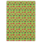 Spaghetti Meatballen Romantic Date Pattern Klembord (Achterkant)