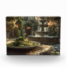 Spaghetti met Broccoli Rabe Fotoblokken