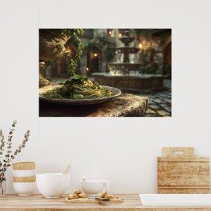 Spaghetti met Broccoli Rabe Poster