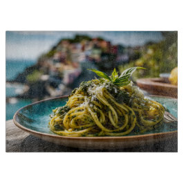 Spaghetti met citroen Basil Pesto – Kustterras Snijplank