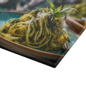 Spaghetti met citroen Basil Pesto – Kustterras Snijplank (Hoek)