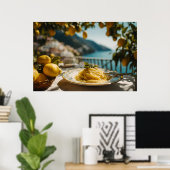 Spaghetti met citroensap poster (Thuiskantoor)
