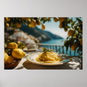 Spaghetti met citroensap poster (Voorkant)