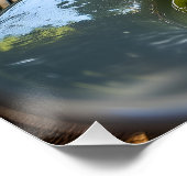 Spaghetti met romige spinazie saus perfect poster (Hoek)