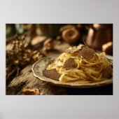 Spaghetti met truffelboter poster (Voorkant)