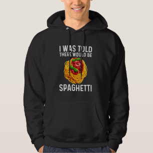 Spaghetti ontwerp voor mannen vrouwen Kinder Itali Hoodie