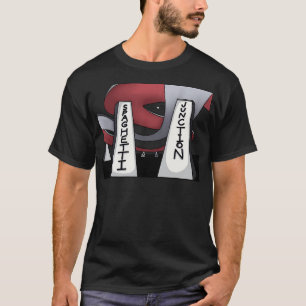 spaghetti-overgang t-shirt