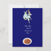 SPAGHETTI PARTIJ, ITALIAANSE KITCHEN rood diner Kaart (Achterkant)